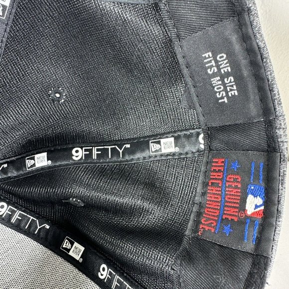 New Era Kansas City Royals KC 9FIFTY MLB Adjustable Snapback Hat Cap Black Grey - Picture 7 of 10